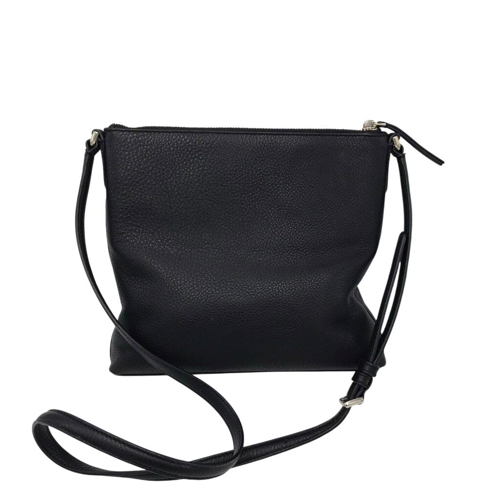KATE SPADE LEATHER CROSSBODY HANDBAG BLACK