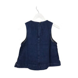 ADRIANO GOLDSCHMIED NWT$168 DENIM SLEEVELESS DESIGNER TOP BLUE MEDIUM