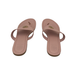 TORY BURCH RET$229 LEATHER THONG SANDAL DESIGNER SHOES PINK 7.5