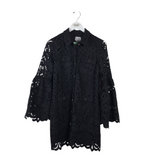 SAYLOR NWT$275 LACE BELL SLEEVE DESIGNER DRESS BLACK SMALL