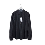 PAPER DENIM & CLOTH NWT$72 LONG SLEEVE MEN SHIRT BLACK WHTIE XLARGE