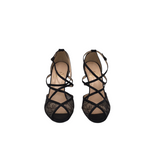 CHRISTIAN LOUBOUTIN TOURNICOTI DENTELLE SLINGBACK LUXE SHOES BLACK 40