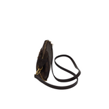 LOUIS VUITTON 2015 AS-IS EVA POCHETTE w/ CHAIN STRAP LUXE HANDBAG BROWN