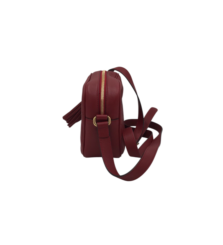 GUCCI SAKAI BLONDIE SHOULDER LUXE HANDBAG RED