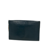 YSL BELLE de JOUR CLUTCH w/ CHAIN LUXE HANDBAG TEAL
