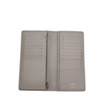 LOUIS VUITTON TAIGARAMA BRAZZA LUXE WALLET WHITE