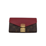 PALLAS w/ BOX LUXE WALLET BROWN/RED