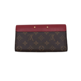 PALLAS w/ BOX LUXE WALLET BROWN/RED