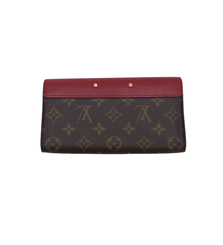 PALLAS w/ BOX LUXE WALLET BROWN/RED