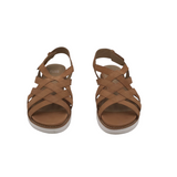 EILEEN FISHER RET$200 LEATHER SANDALS SHOES TAN 8.5