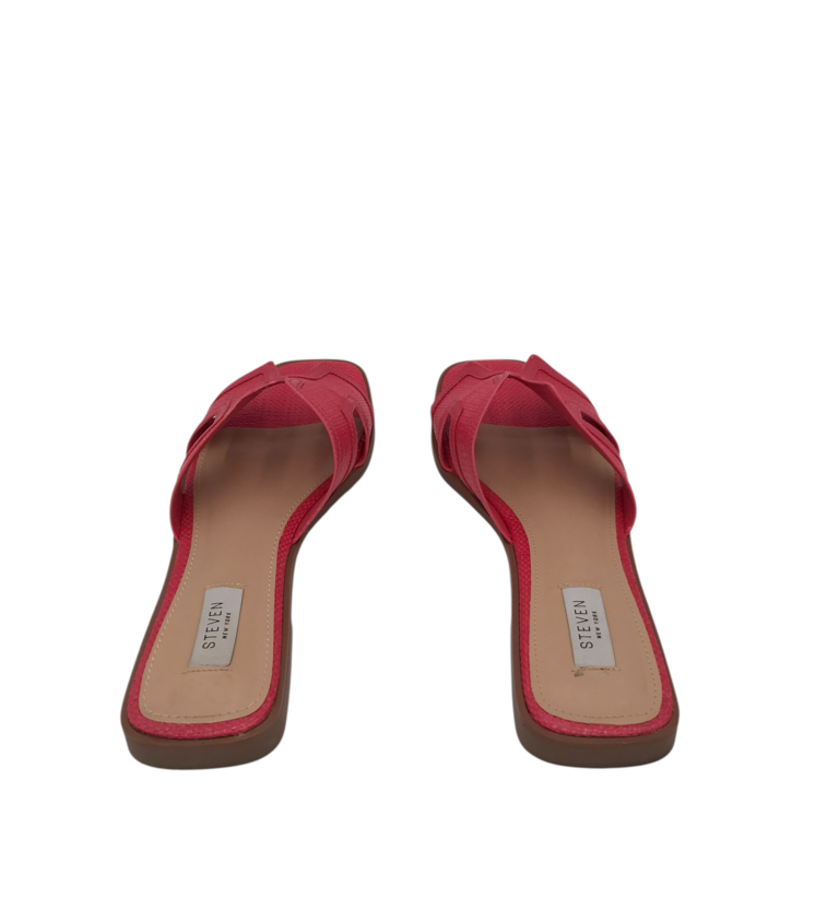 STEVEN FLAT SANDAL SHOES PINK 10
