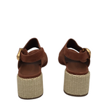 AEROSOLES SUEDE BLOCK-HEEL MULE SHOES CLAY 10