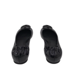 TORY BURCH PATENT LEATHER BALLET FLAT SHOES BLACK 6