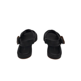 VINCE LEATHER SLINGBACK SANDAL SHOES BLACK 6