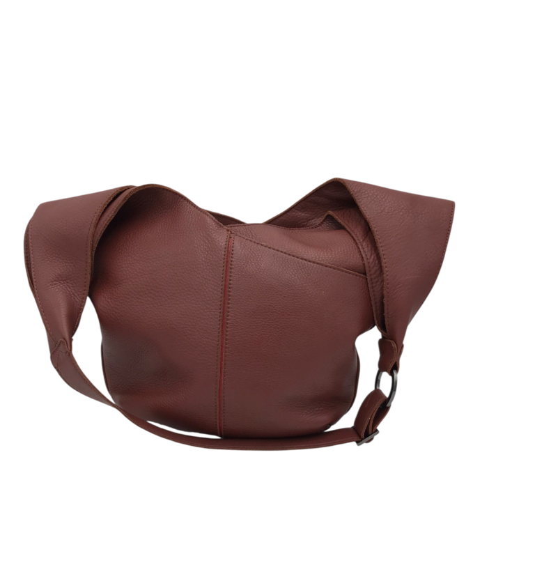 HAMMITT RET$575 LARGE HOBO HANDBAG BRICK