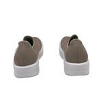 OOFOS RET$130 SLIP-ON SHOES TAUPE 9