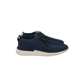 WOLF & SHEPHERD RET$175 KNIT DERBY MEN SHOE BLUE WHITE 10