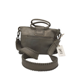 HOBO NWT$328 LEATHER CROSSBODY HANDBAG GREY