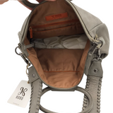 HOBO NWT$328 LEATHER CROSSBODY HANDBAG GREY