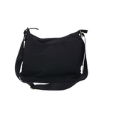 BAGGALLINI "HELSINKI" NYLON CROSSBODY HANDBAG BLACK