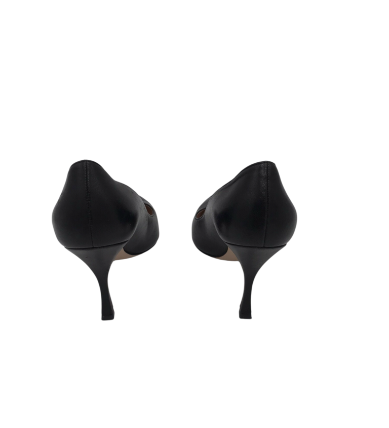 STUART WEITZMAN POINT TOE PUMP SHOES BLACK 11M