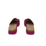 DANSKO RET$139 LEATHER PEEP TOE MULE SHOES FUCHSIA 36