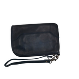 FRYE LEATHER ZIP WRISTLET WOMEN'S ACCESSORIES BLUE