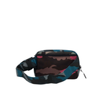 LULULEMON CAMO NYLON BELTBAG HANDBAG BLUE BLACK