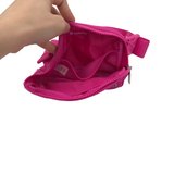 LULULEMON NYLON BELTBAG HANDBAG HOT PINK