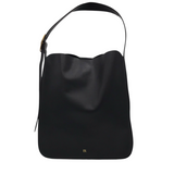 BANANA REPUBLIC RET$250 OVERSIZED LEATHER TOTE HANDBAG BLACK
