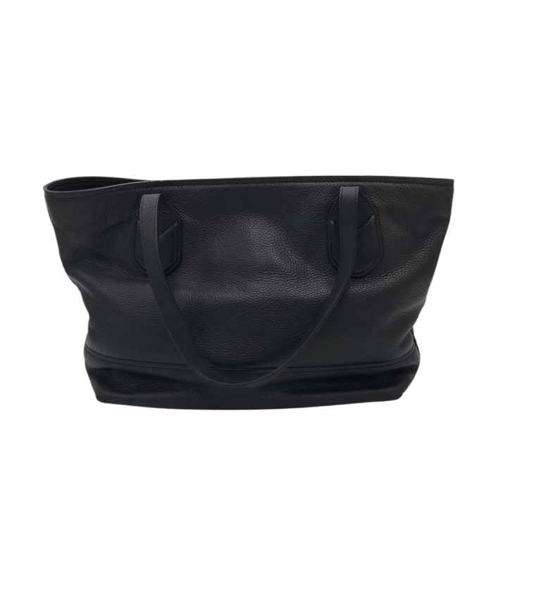 MARC JACOBS PEBBLED LEATHER SHOUDLER TOTE HANDBAG BLACK