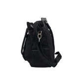 BRIGHTON RET$555 NYLON ZIP BRIEFCASE TOTE HANDBAG BLACK