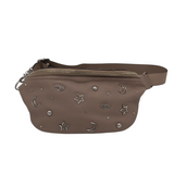 REBECCA MINKOFF RET$195 EMBELLISHED BELTBAG HANDBAG TAUPE