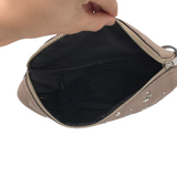 REBECCA MINKOFF RET$195 EMBELLISHED BELTBAG HANDBAG TAUPE