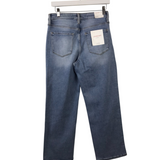 VERVET NWT$72 STUDDED STRAIGHT LEG JEANS BLUE 27