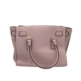 MICHAEL MICHAEL KORS LEATHER SATCHEL HANDBAG PINK GOLD