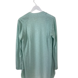 EILEEN FISHER OPEN LONG SLEEVE DESIGNER CARDIGAN MINT SMALL