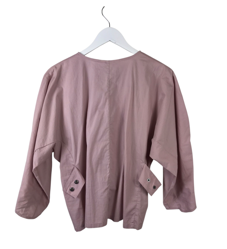 BANANA REPUBLIC NWT$120 ZIP DOLMAN TOP PINK XSMALL