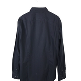 KENNETH COLE NWT$69 LONG SLEEVE MEN SHIRT BLACK GREY XLARGE