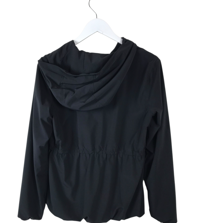 LULULEMON JACKET HOOD ACTIVEWEAR BLACK MEDIUM