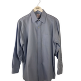 BROOKS BROTHERS PLAID LONG SLEEVE MEN SHIRT SKY RED 15.5