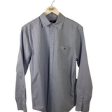 VINEYARD VINES PLAID LONG SLEEVE MEN SHIRT BLUE WHITE SMALL