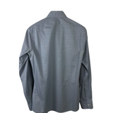 BROOKS BROTHERS PLAID LONG SLEEVE MEN SHIRT GREEN BLACK 14.5