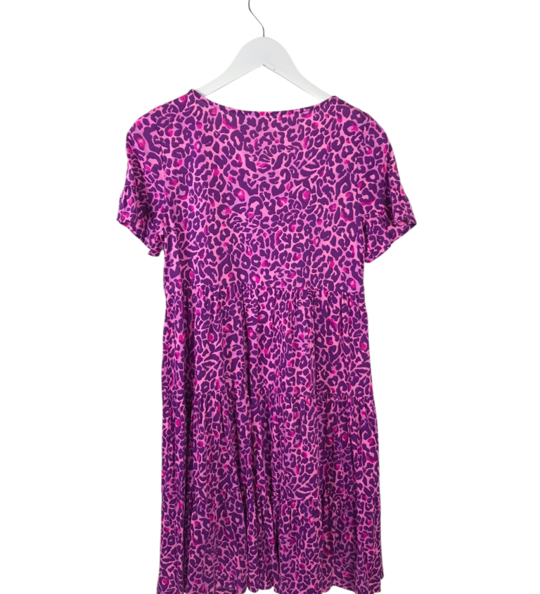 LILLY PULITZER NWT$118 SHORT SLEEVE DESIGNER DRESS PURPLE PINK SMALL