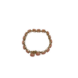 RET$600 14K CORAL TENNIS BRACELET CORAL