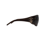 ROBERTO CAVALLI PLASTIC FRAME SUNGLASSES/READERS BROWN TAUPE