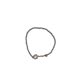 KENDRA SCOTT BEADED GEMSTONE BRACELET SILVERTONE WHITE