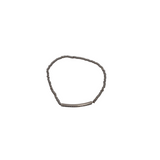 KENDRA SCOTT BEADED RHINESTONES BRACELET SILVERTONE
