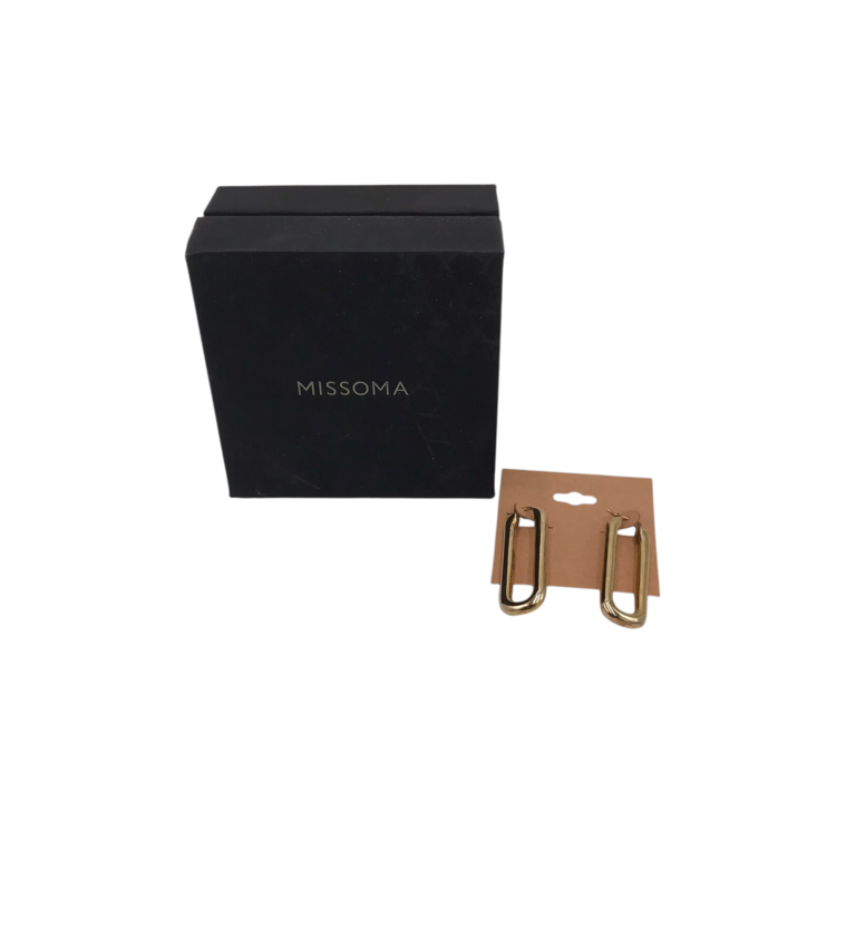 MISSOMA RET$151 HOOP EARRINGS GOLDPLATED