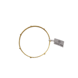 JULIE VOS RET$85 RHINESTONES BANGLE BRACELET GOLDTONE